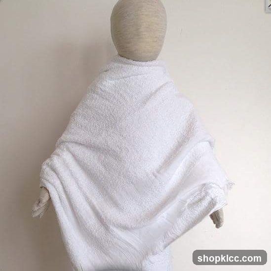 White Towel on Mannequin