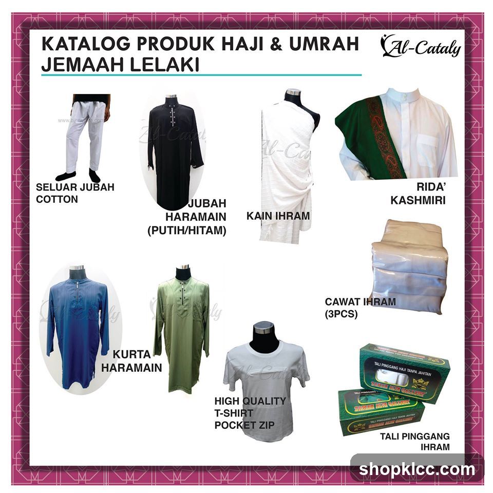 KATALOG PRODUK HAJI & UMRAH JEMAAH LELAKI