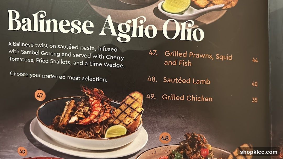Balinese Aglio Olio