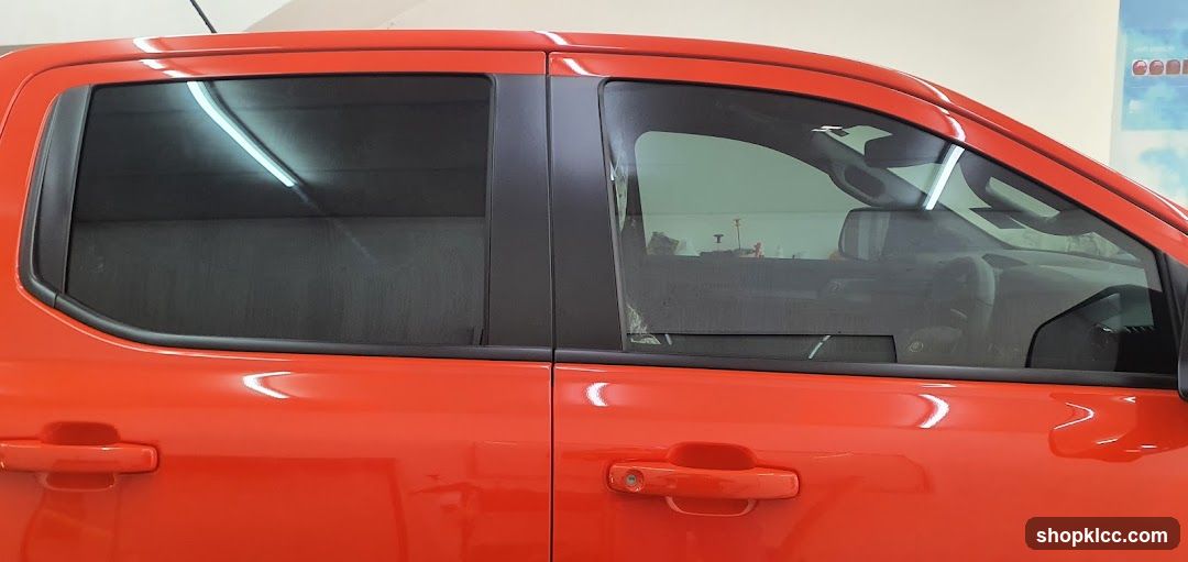 Red Car Interior View