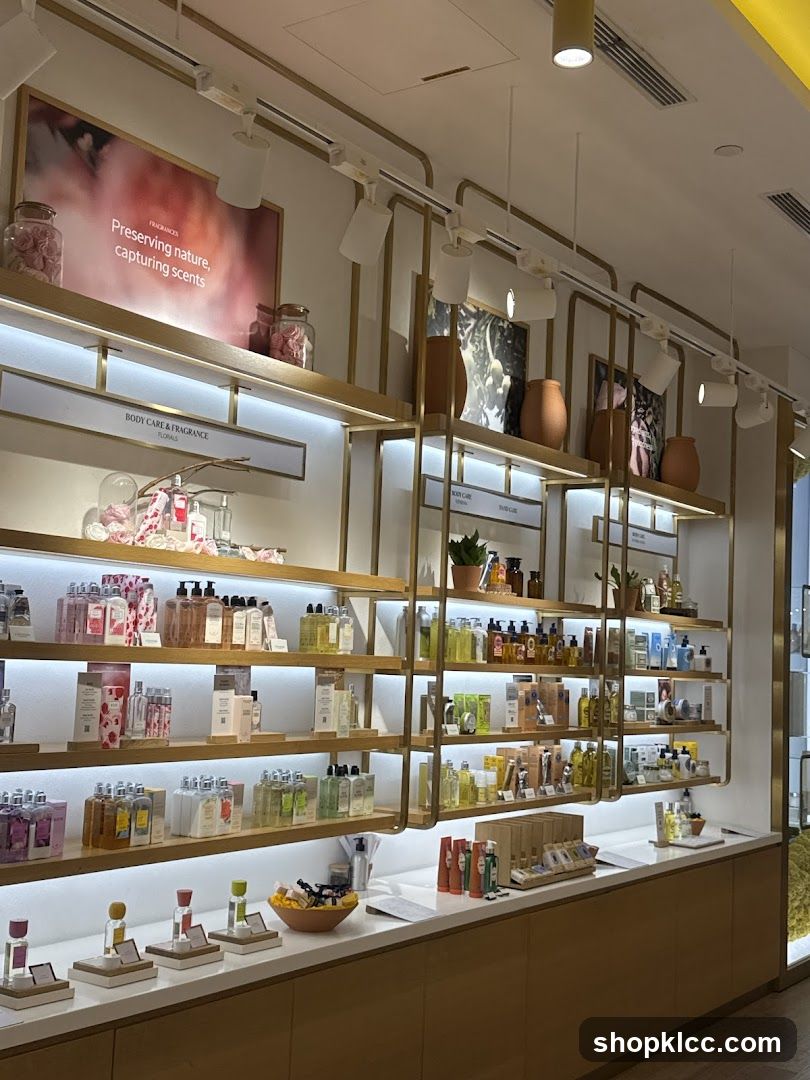 Body Care and Fragrance Store Interior