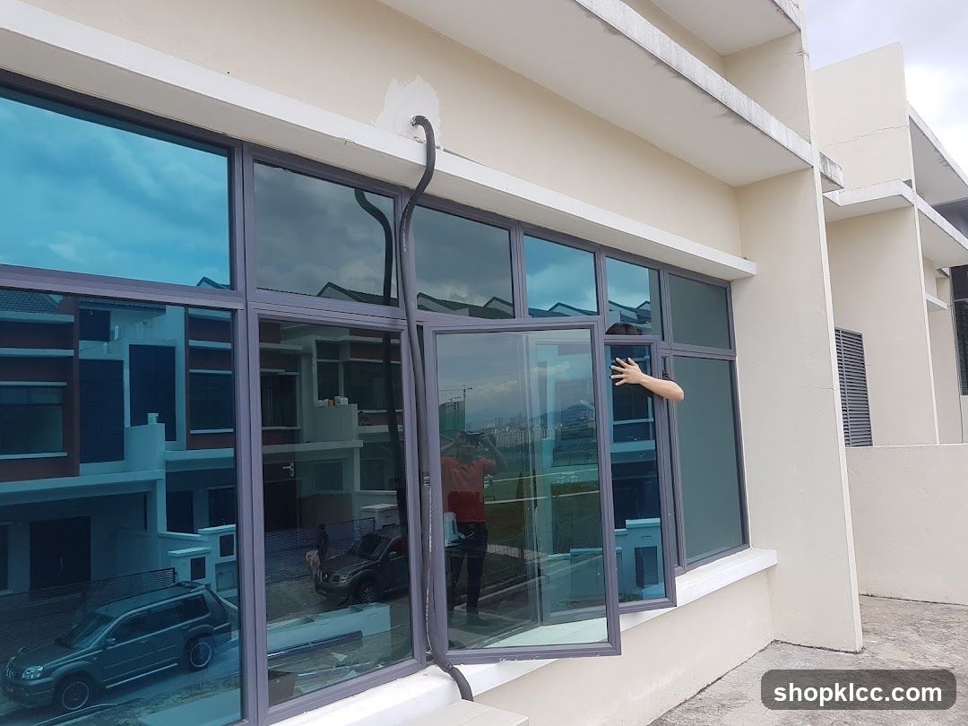 Window Reflection with Person