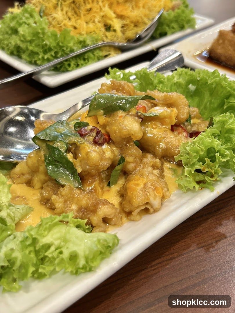 Salted Egg Yolk Fried Fish