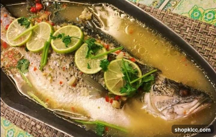 Steamed Fish with Lime and Chili