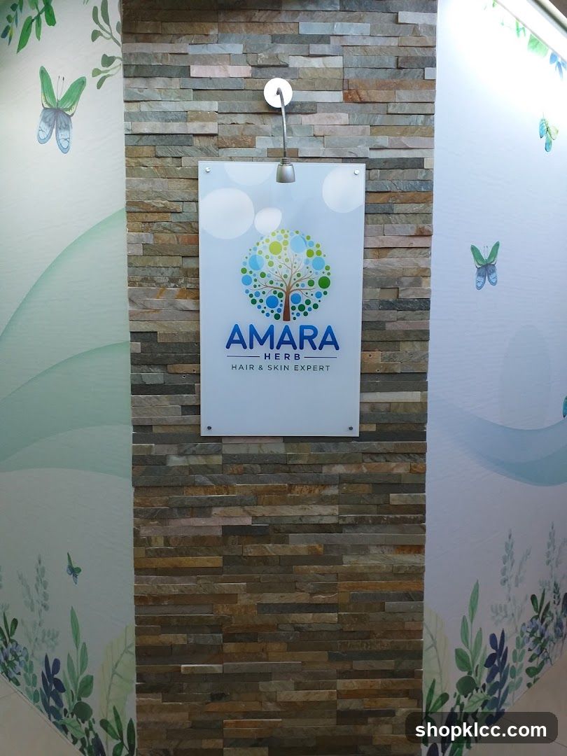 Amara Herb Hair & Skin Expert Signage