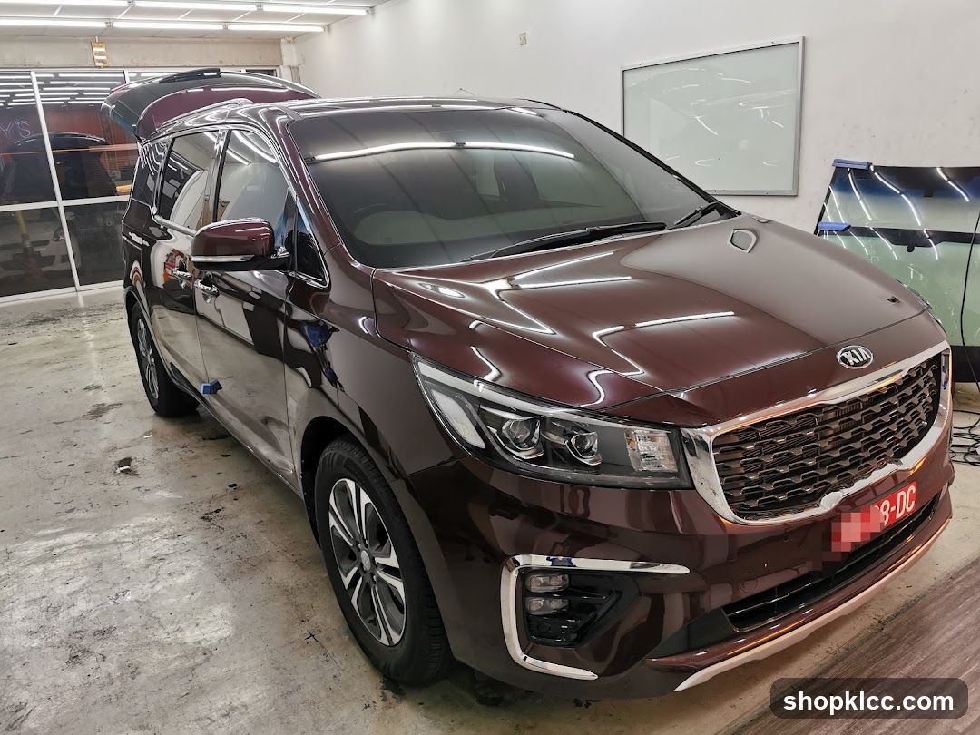 Kia Carnival in Workshop