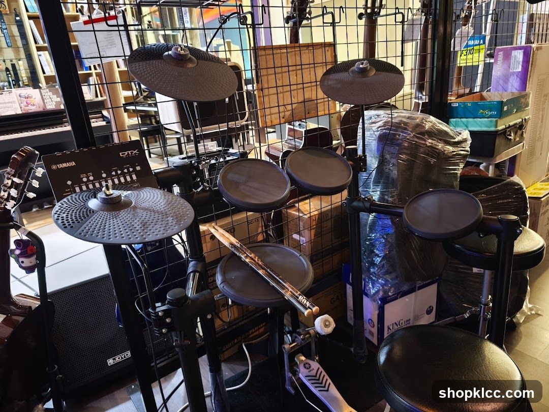 Electronic Drum Set Display