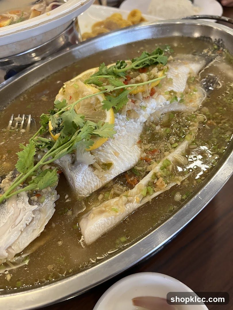 Steamed Fish with Lime and Chili