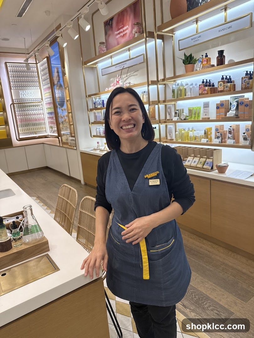 Store Employee Smiling
