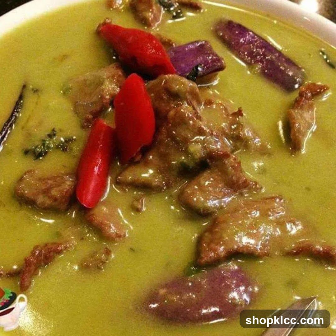 Green Curry with Beef
