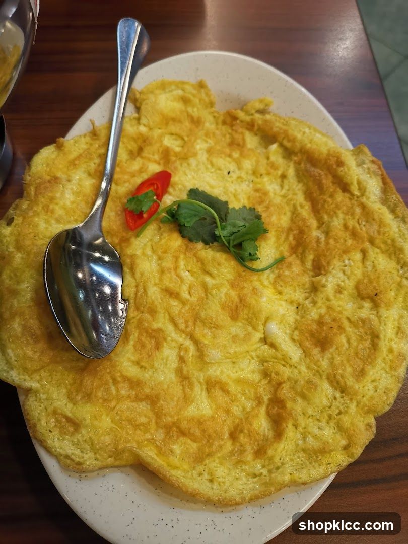 Omelette with Chili and Cilantro