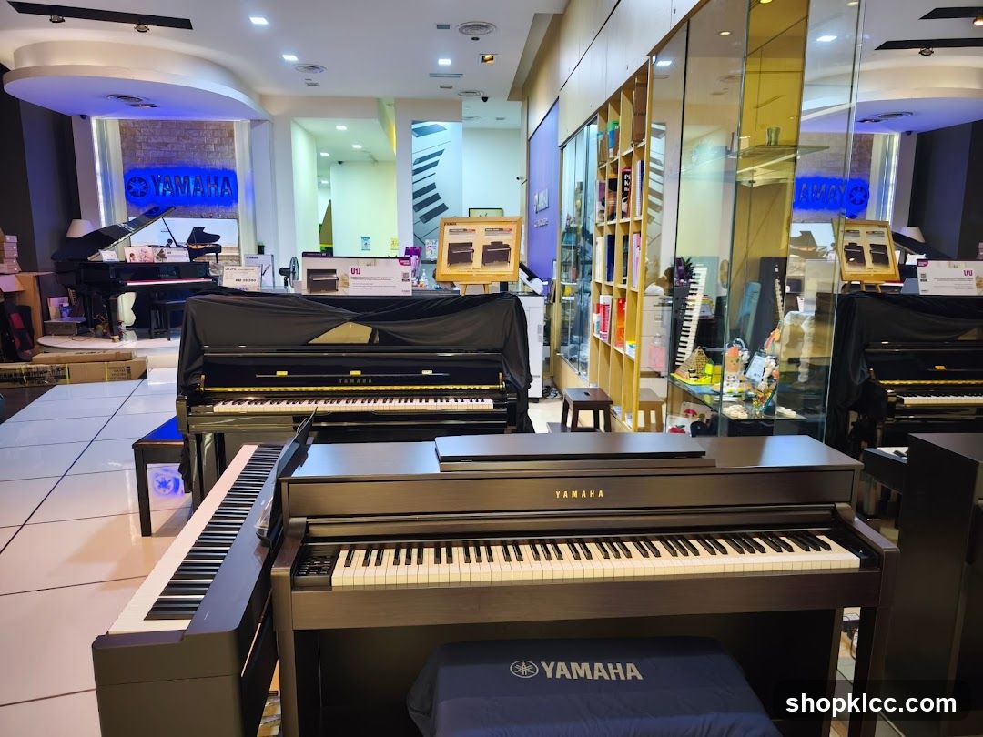 Yamaha Piano Store Interior