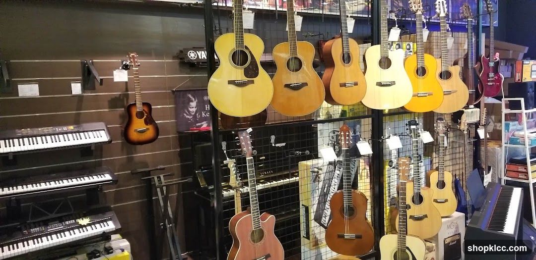 Music Store Interior Display