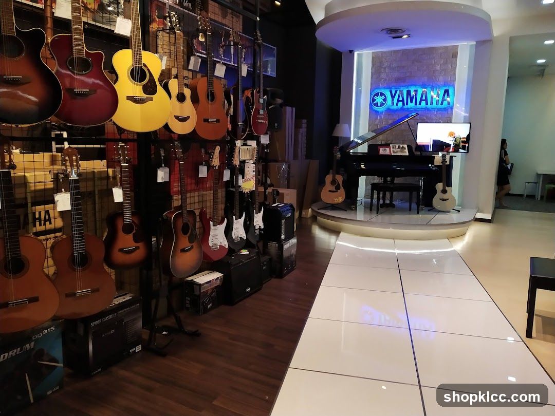 Yamaha Music Store Interior