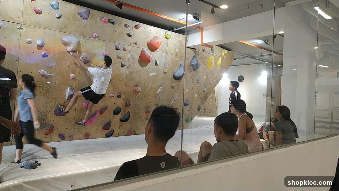 Indoor Rock Climbing Gym Interior