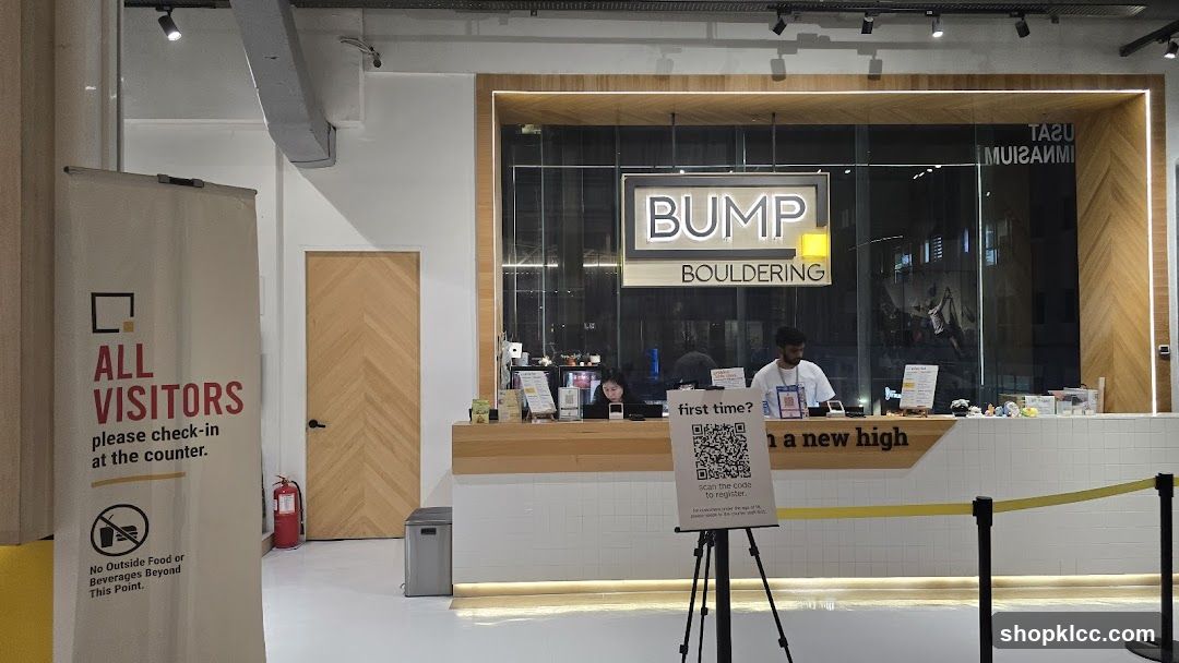 Bump Bouldering Reception Area