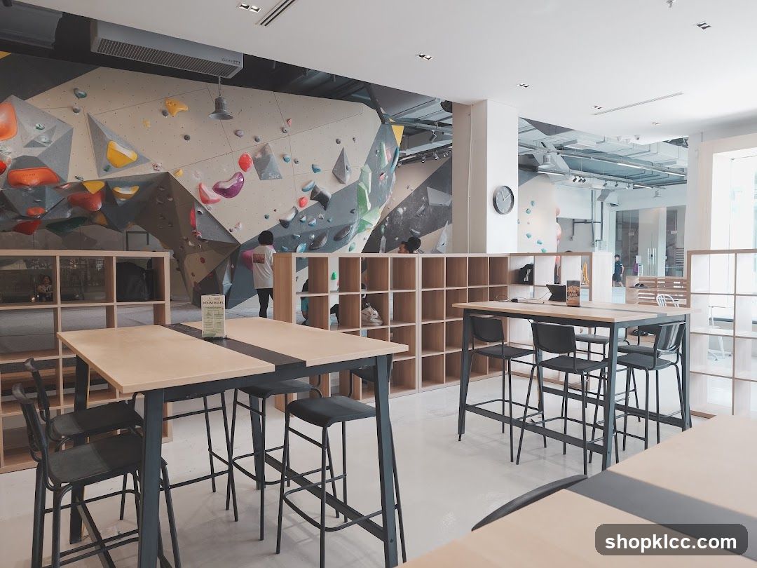 Indoor Bouldering Gym Interior