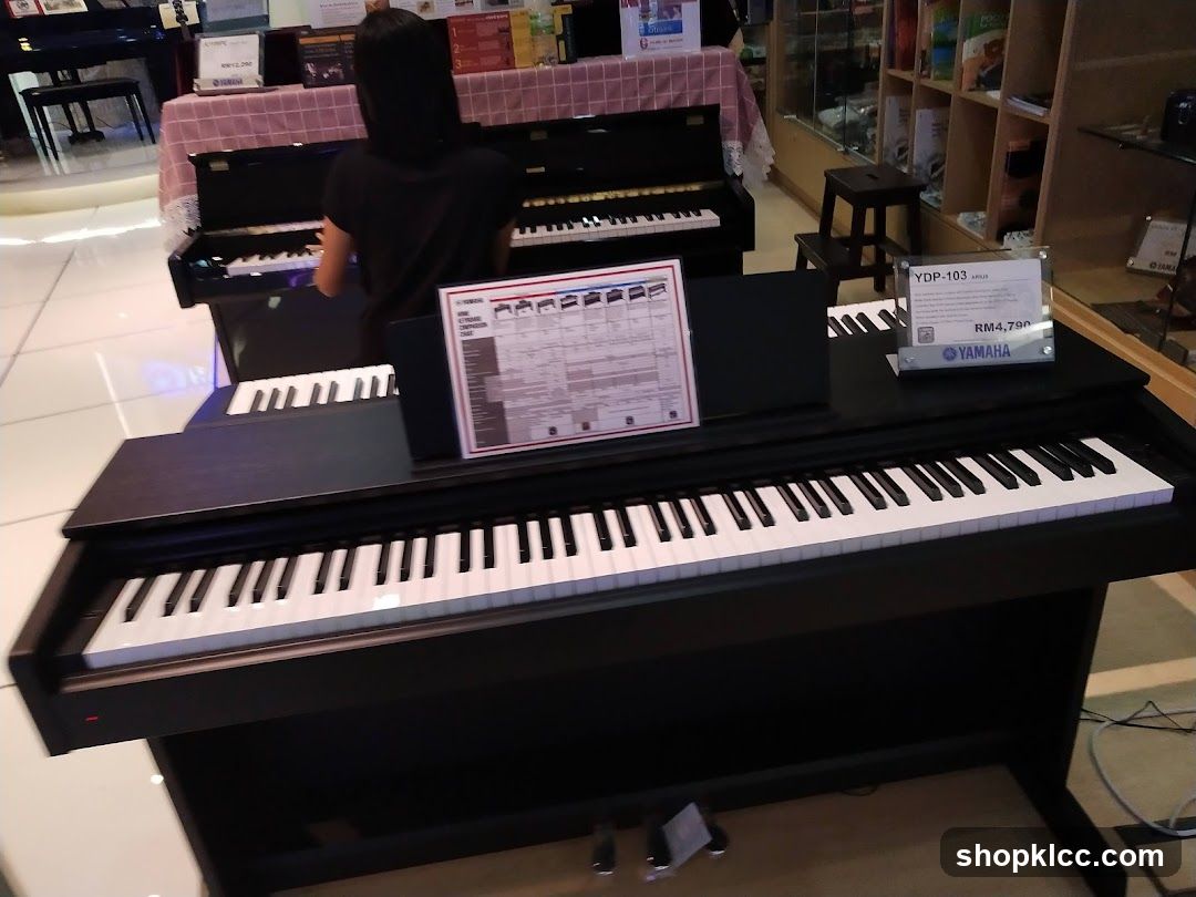 Yamaha Digital Piano Display