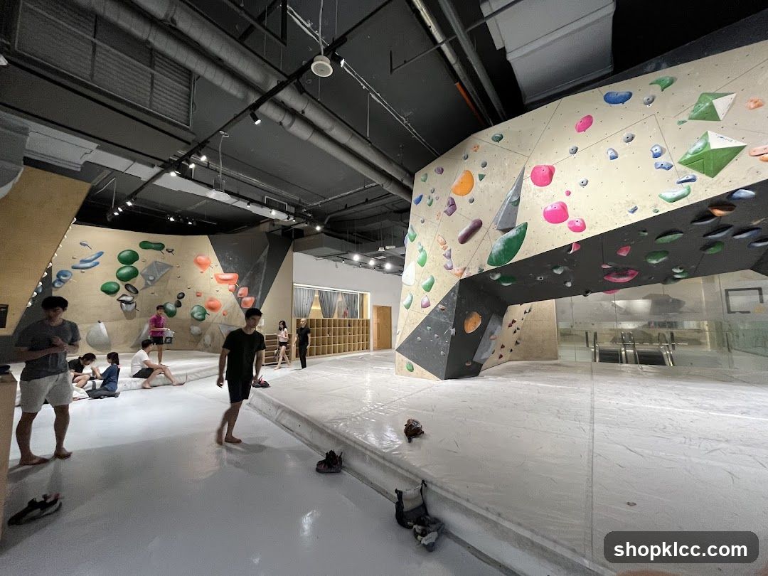 Indoor Climbing Gym Interior