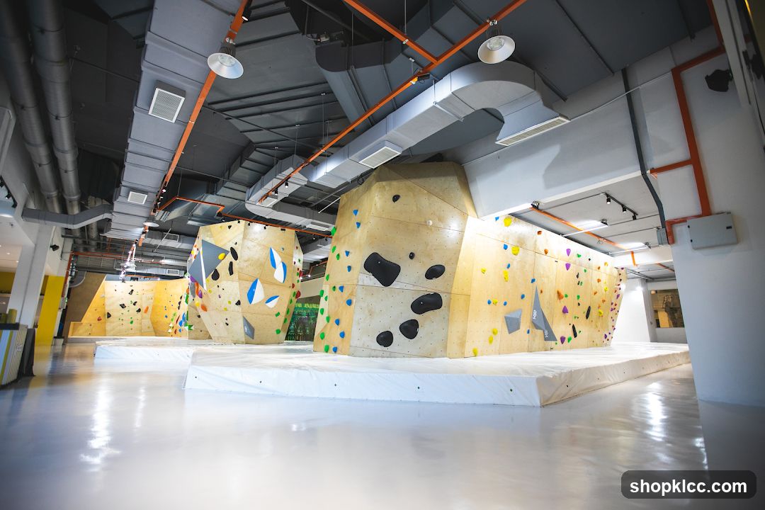 Indoor Climbing Gym Interior
