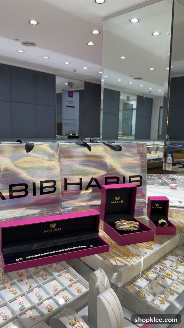 Jewelry Display with Branded Bags