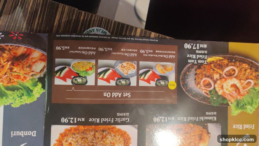 Menu Items