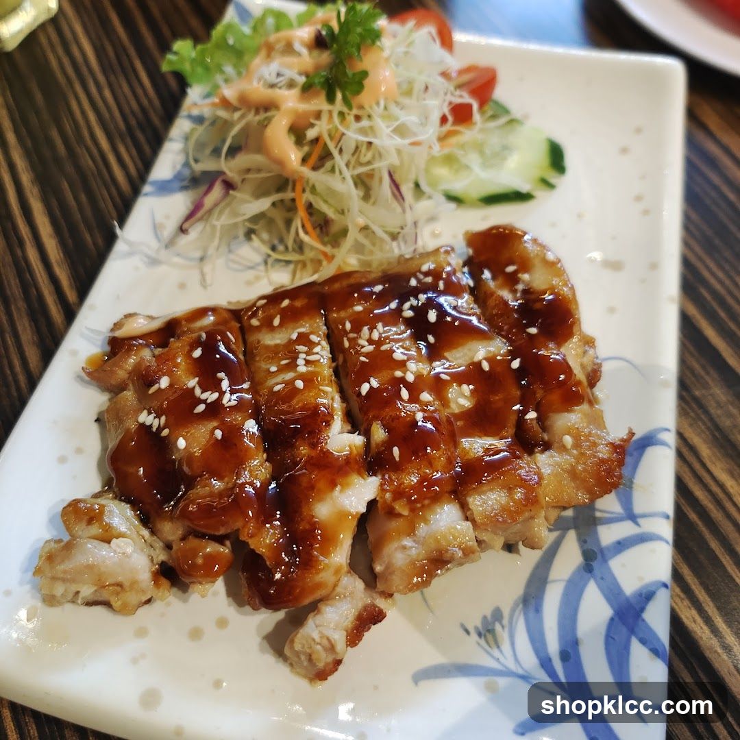 Teriyaki Chicken with Salad