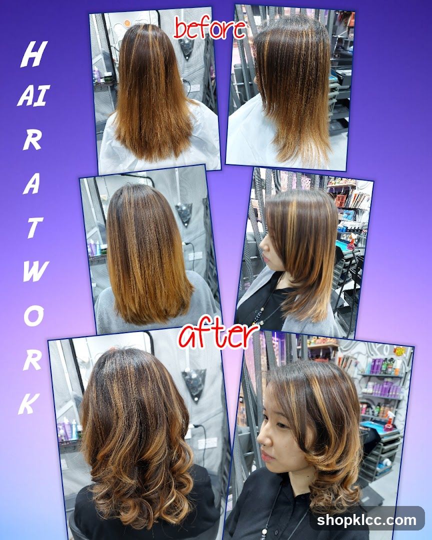 Hair Transformation Before and After