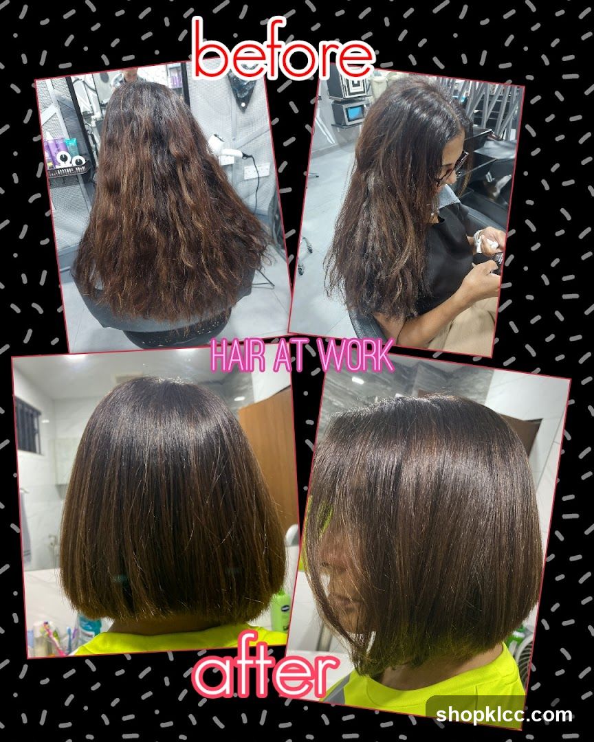 Hair Transformation Before and After