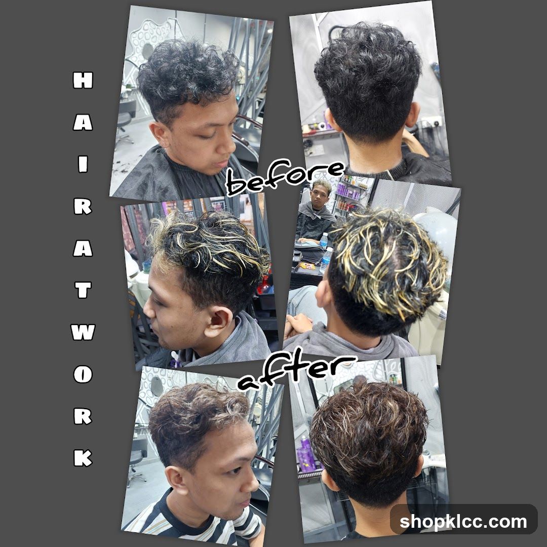 Hair Transformation Collage