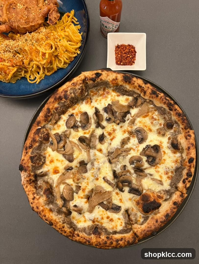 Pizza and Pasta Meal