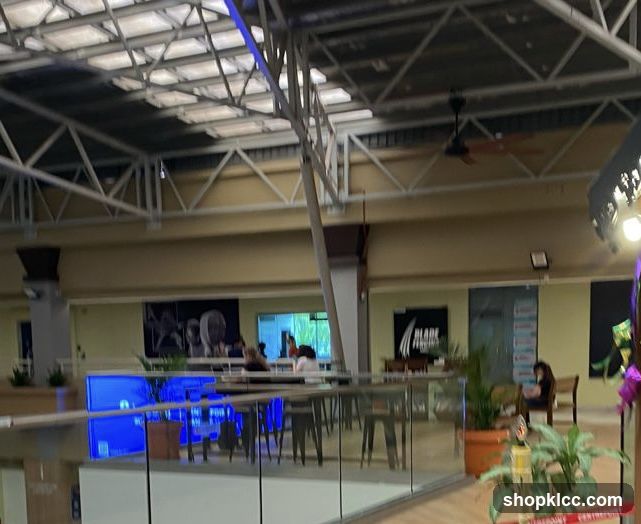 Interior of a modern food court or cafe area
