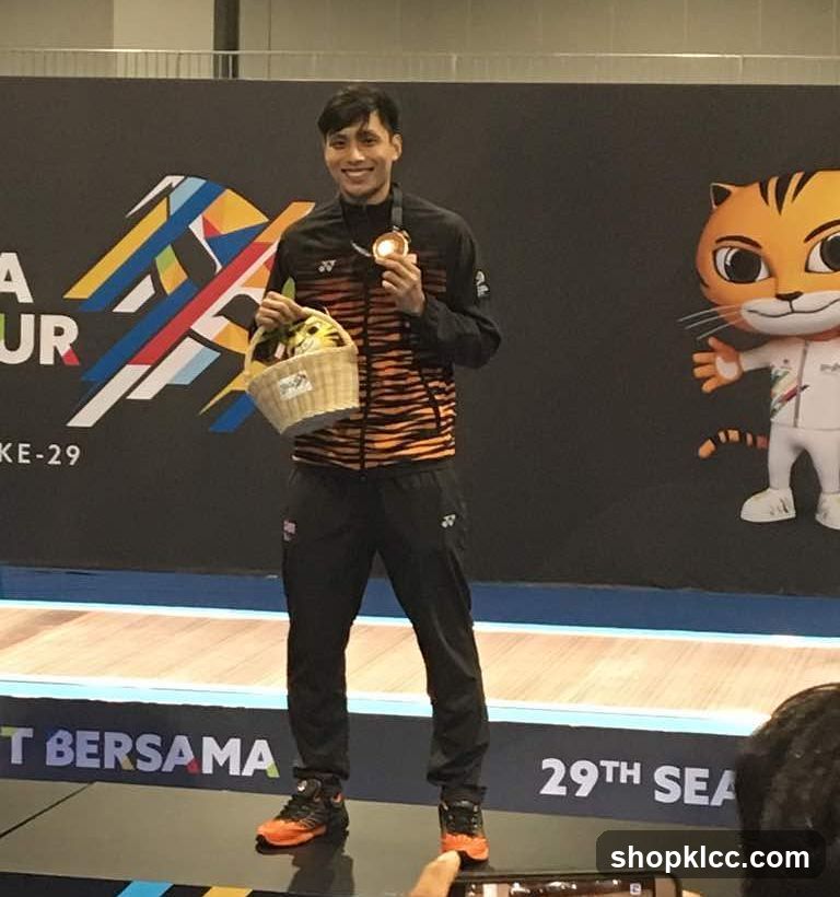 Athlete on Podium