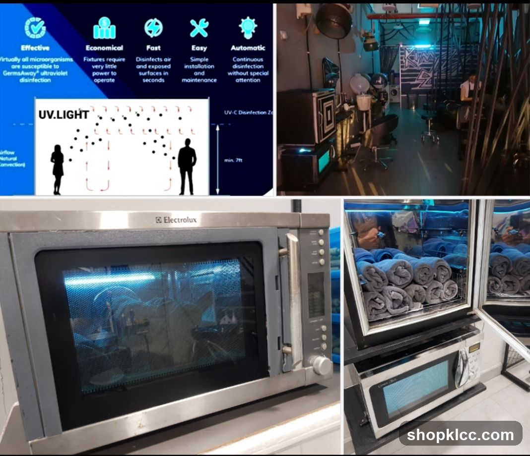 UV Disinfection System in Salon