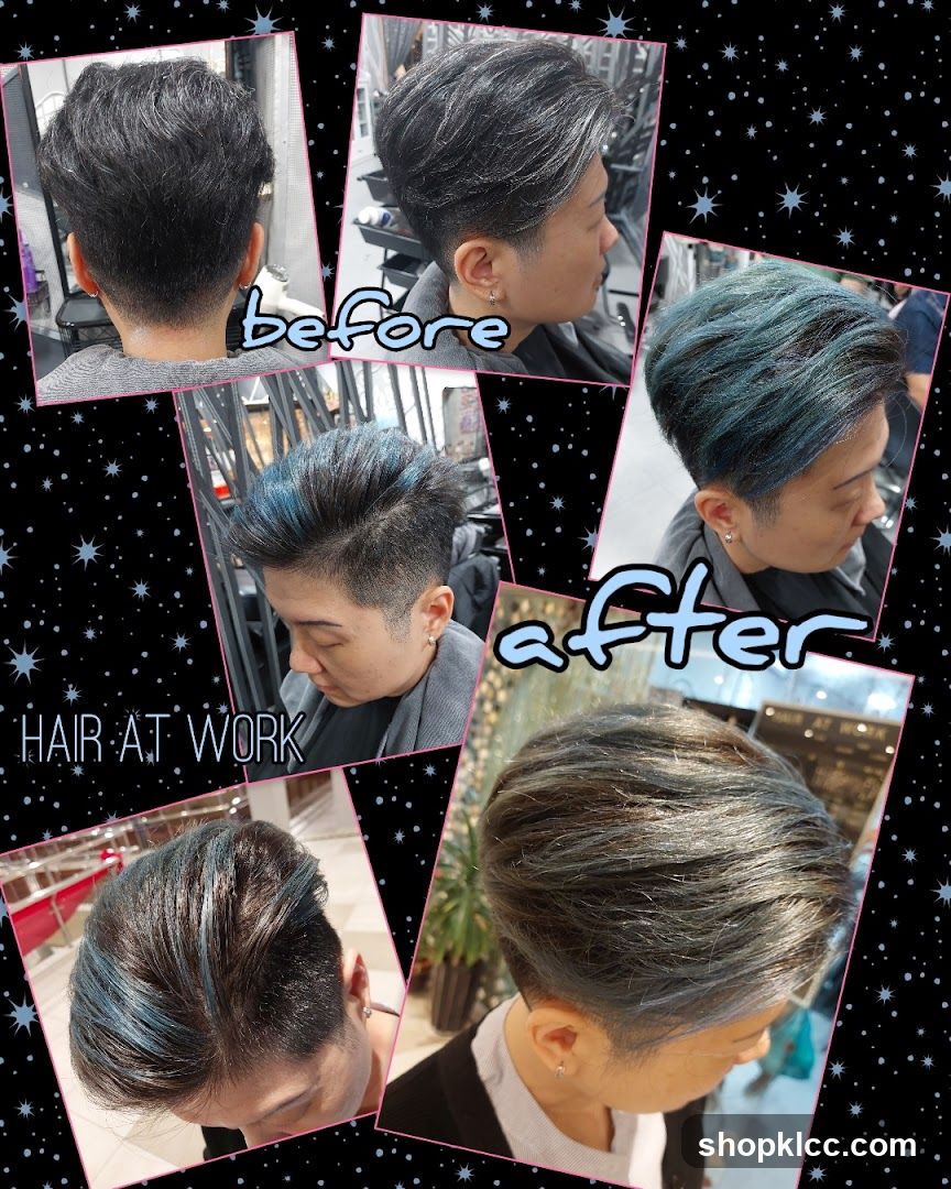 Hair Transformation Collage