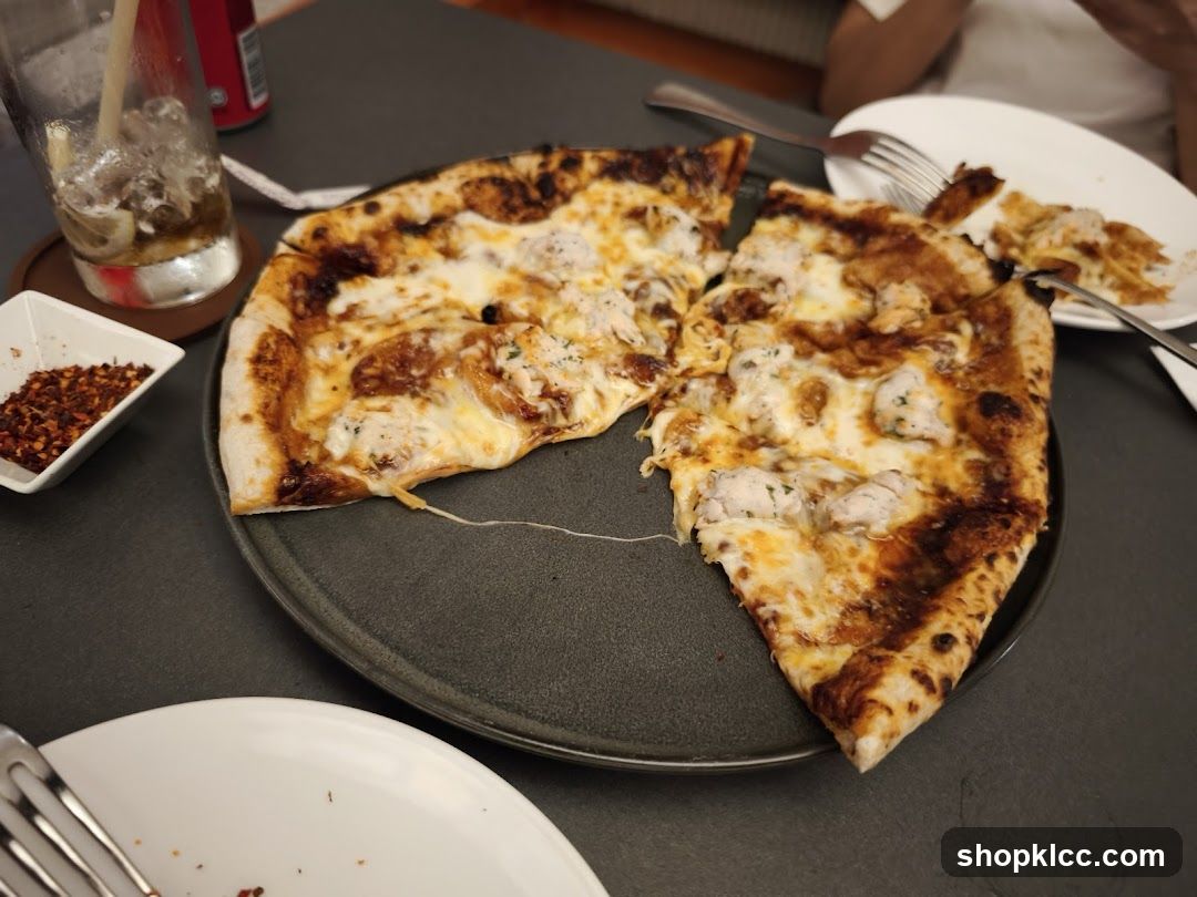 Pizza with Chicken and Cheese