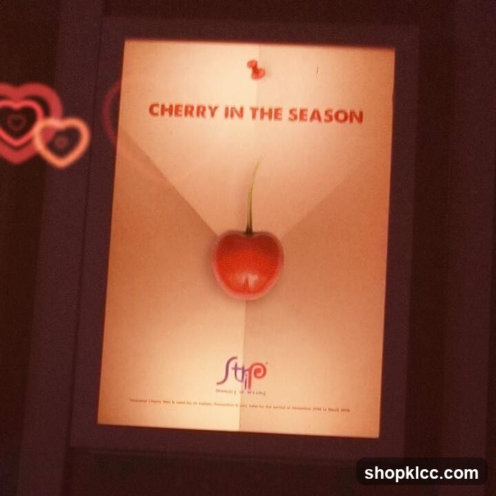 Cherry in Season Advertisement