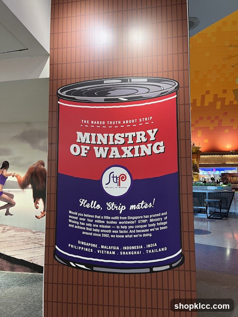 Ministry of Waxing Advertisement
