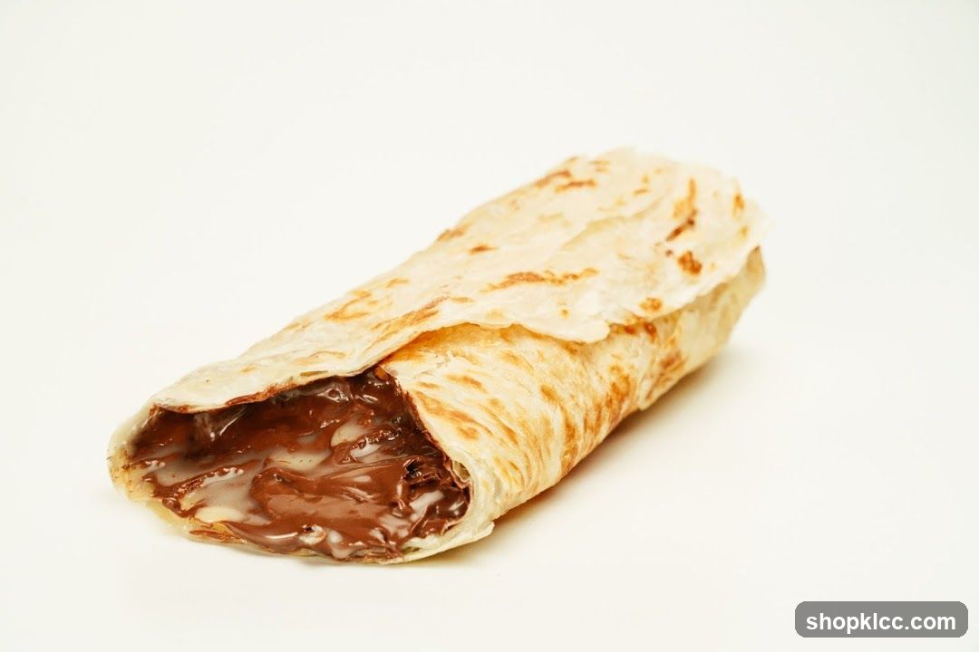 Roti with Chocolate Filling