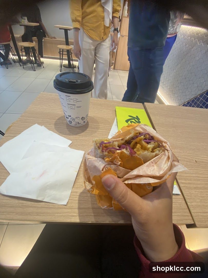 Food and Drink at a Cafe