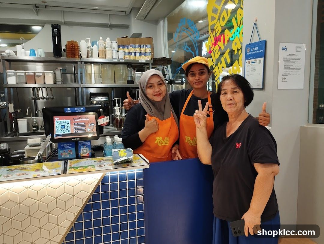 Staff Posing at Counter