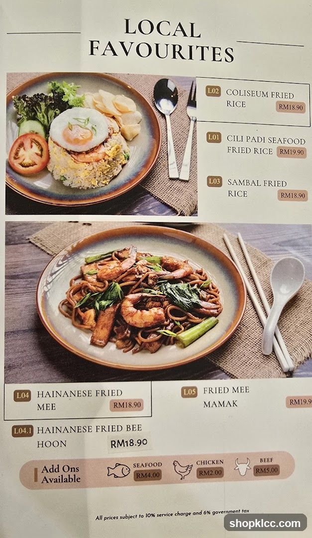 LOCAL FAVOURITES
