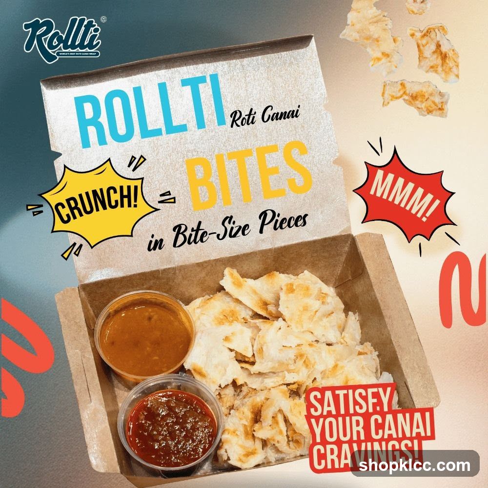 Rollti Roti Canai Bites