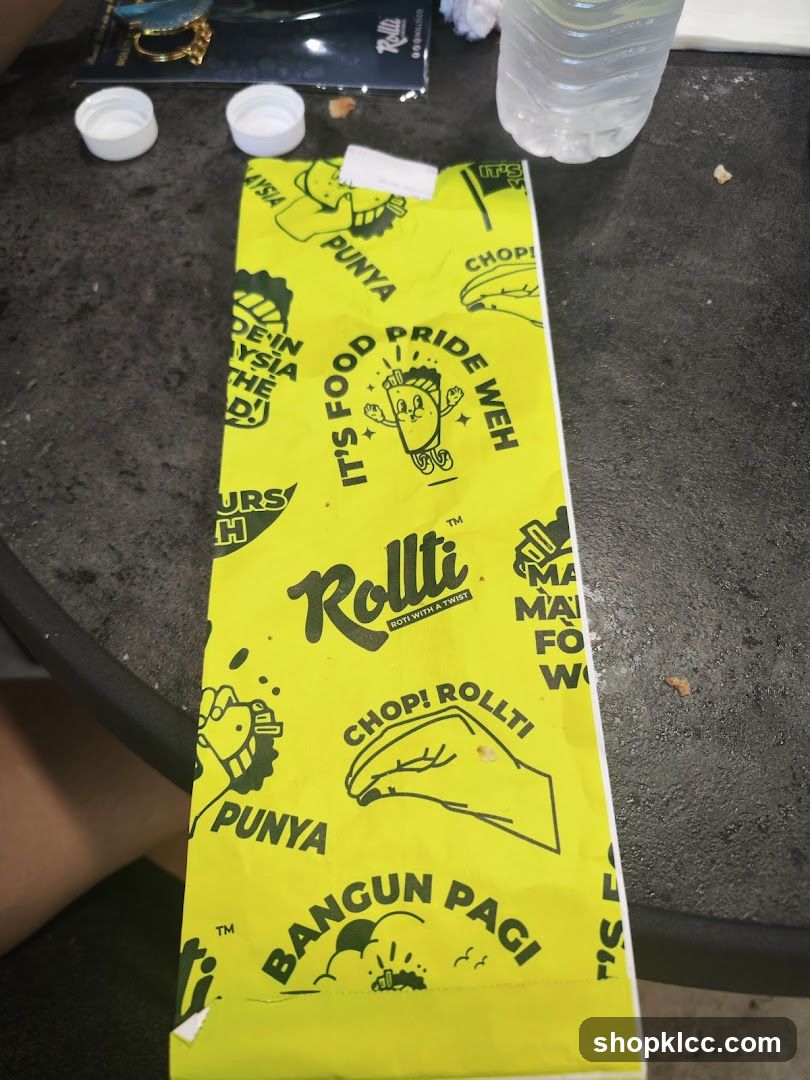 Rollti branded packaging