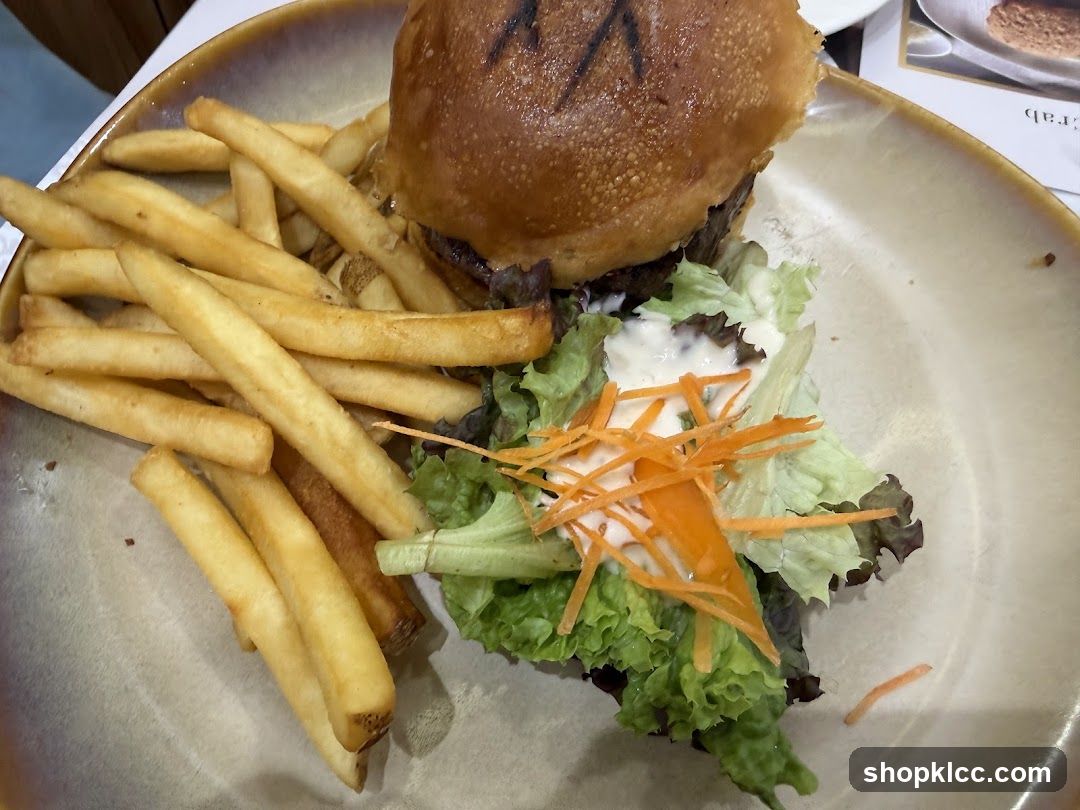 Burger and Fries