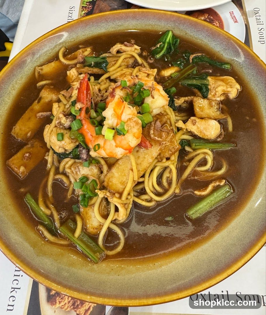 Noodles with Shrimp and Vegetables