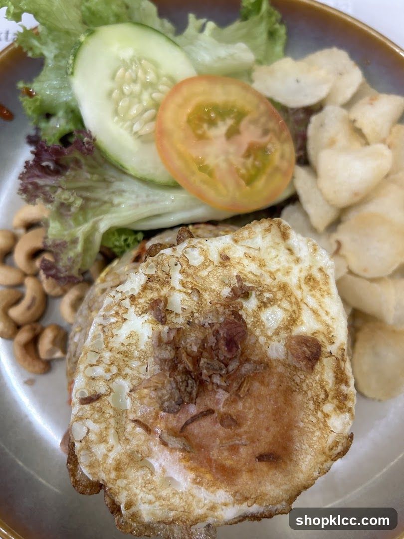 Fried Egg with Side Dishes