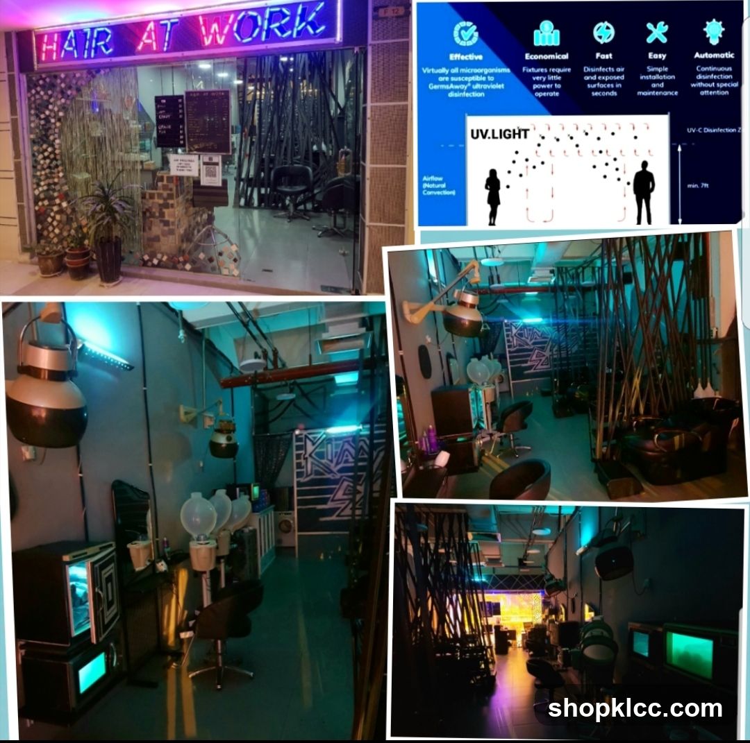 UV Hair Salon Interior and Exterior