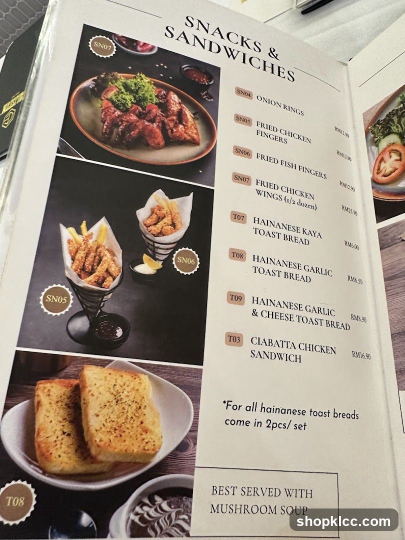 Snacks & Sandwiches