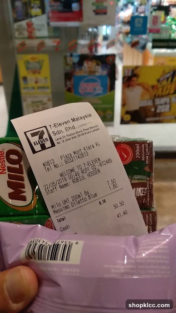 7-Eleven Receipt